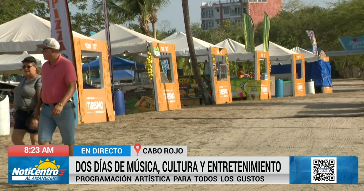 Gran Feria de Turismo Interno en Cabo Rojo atrae más de 15 mil personas en su primer día