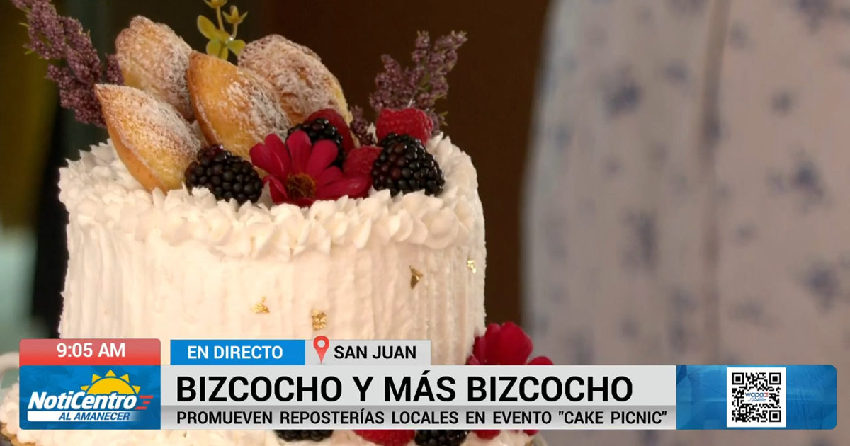 ¡Mucho bizcocho! Promueven reposterías locales en “Cake Picnic”