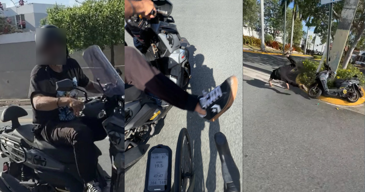 Mujer ciclista alega haber sido intimidada por motociclista en Vega Baja
