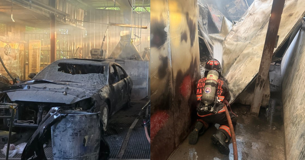 Incendio destruye taller de hojalatería en Mayagüez; pérdidas superan $300 mil