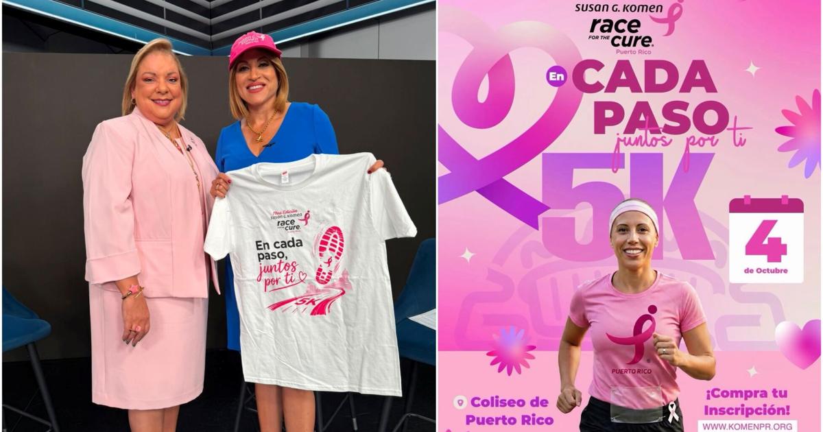 Aixa Vázquez será madrina del Race for the Cure 2026 de Susan G. Komen Puerto Rico