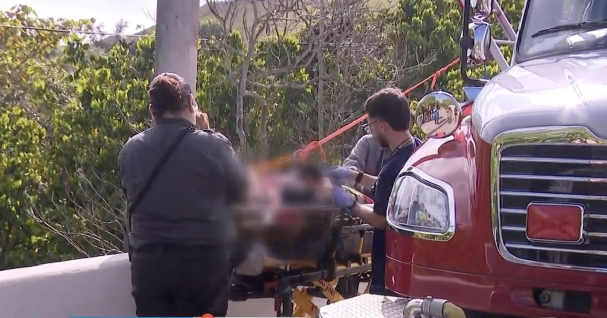 Guardia de seguridad cae 80 pies por barranco en PR-52 tras quedarse dormido al volante