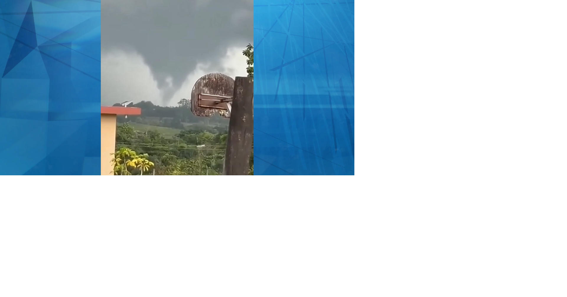 Ciudadanos reportan avistamiento de nube embudo entre Lares y Camuy