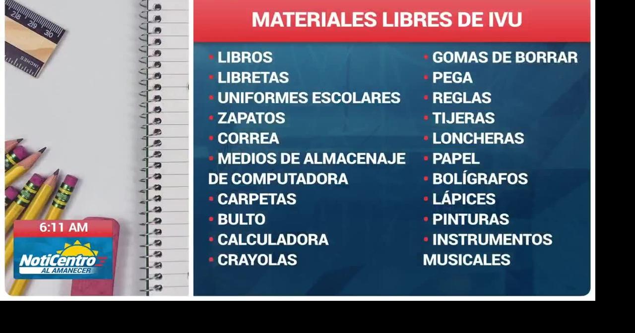 Arrancan ventas sin IVU para uniformes y materiales escolares este fin de semana