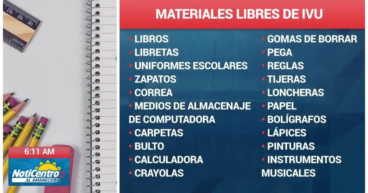 Arrancan ventas sin IVU para uniformes y materiales escolares este fin de semana