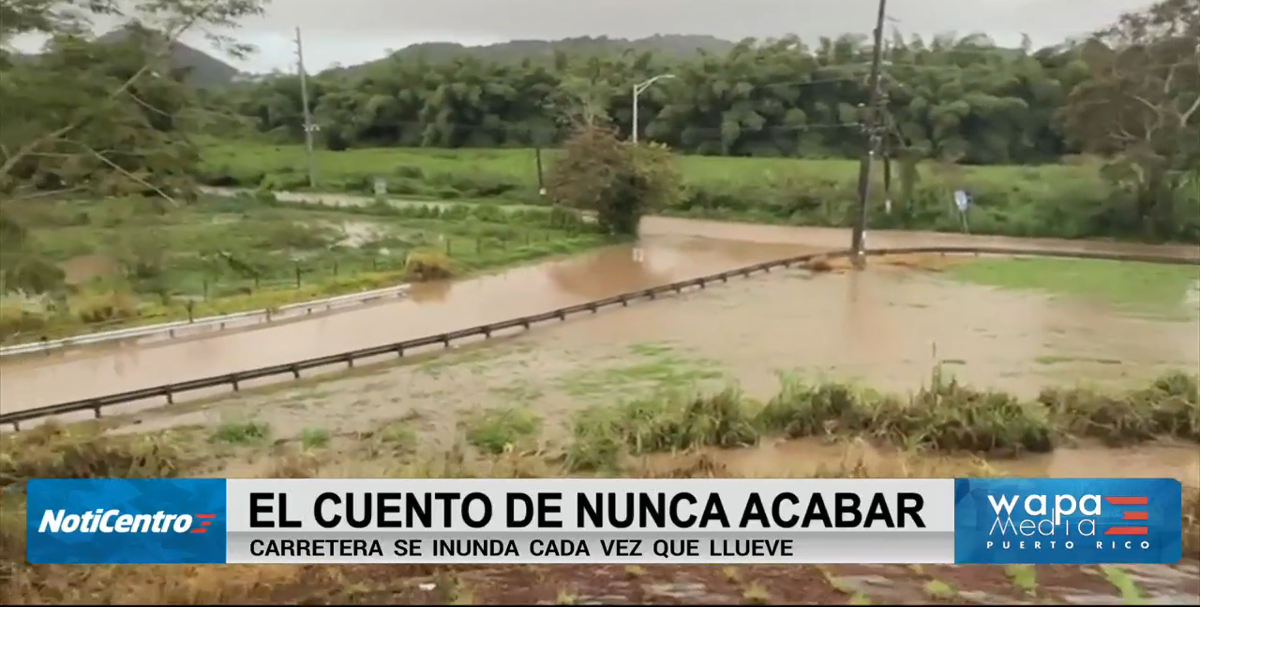 Naguabeños aseguran que vías principales se inundan regularmente