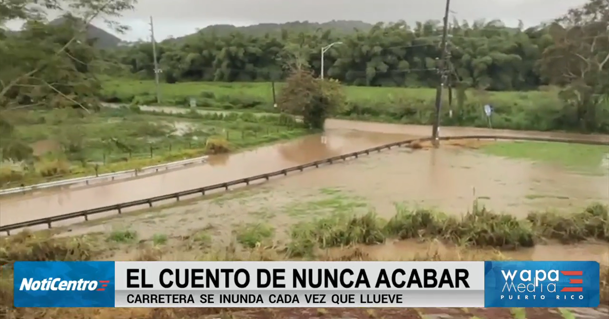 Naguabeños aseguran que vías principales se inundan regularmente