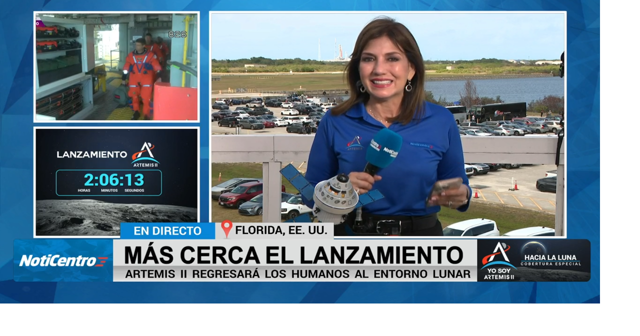 Listos los astronautas de la misión Artemis II para el lanzamiento