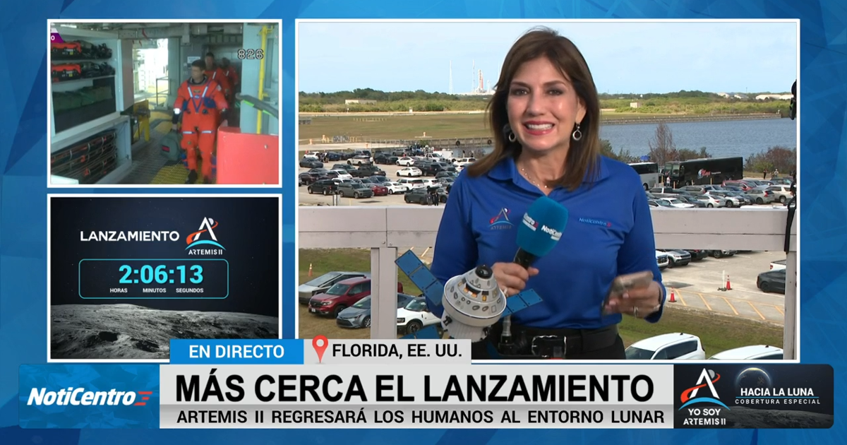 Listos los astronautas de la misión Artemis II para el lanzamiento
