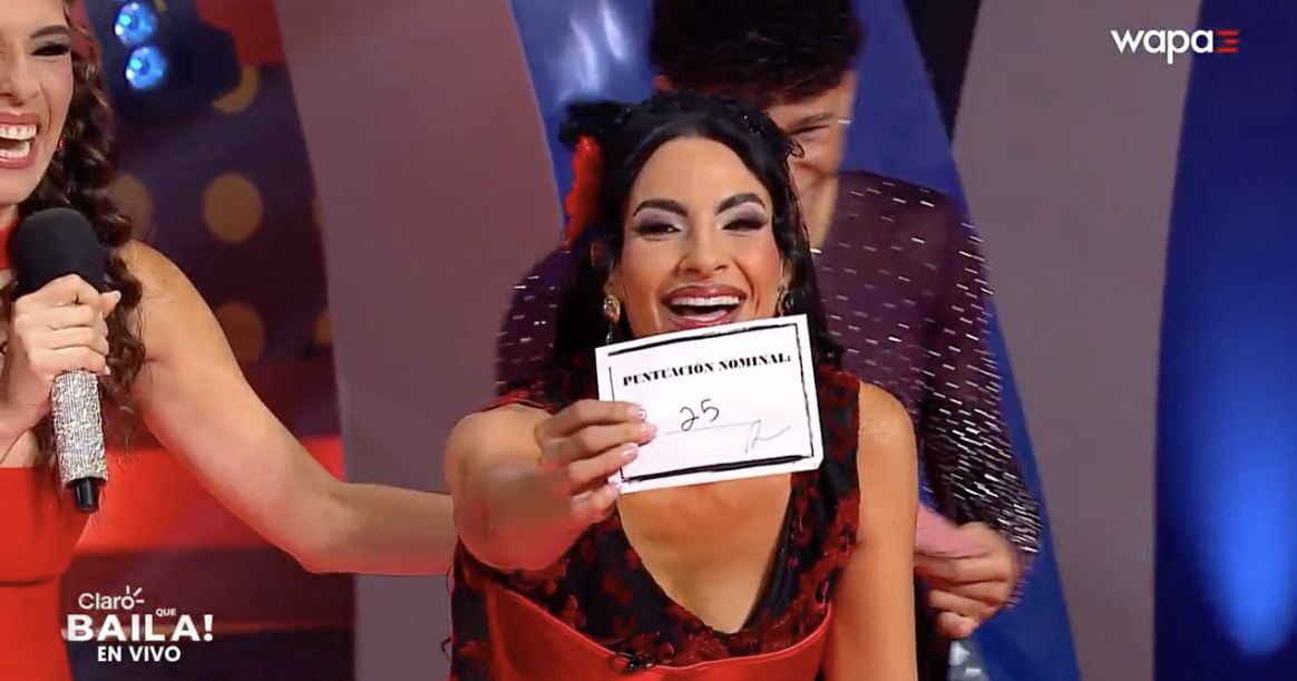 Patricia Corcino avanza a semifinales de Claro Que Baila con puntuación perfecta