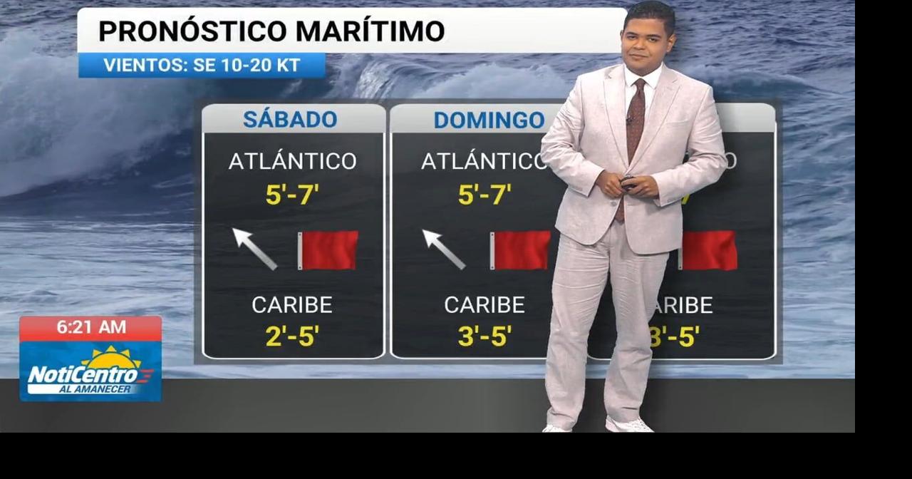 NWS advierte sobre oleaje alto y corrientes peligrosas en costas de Puerto Rico