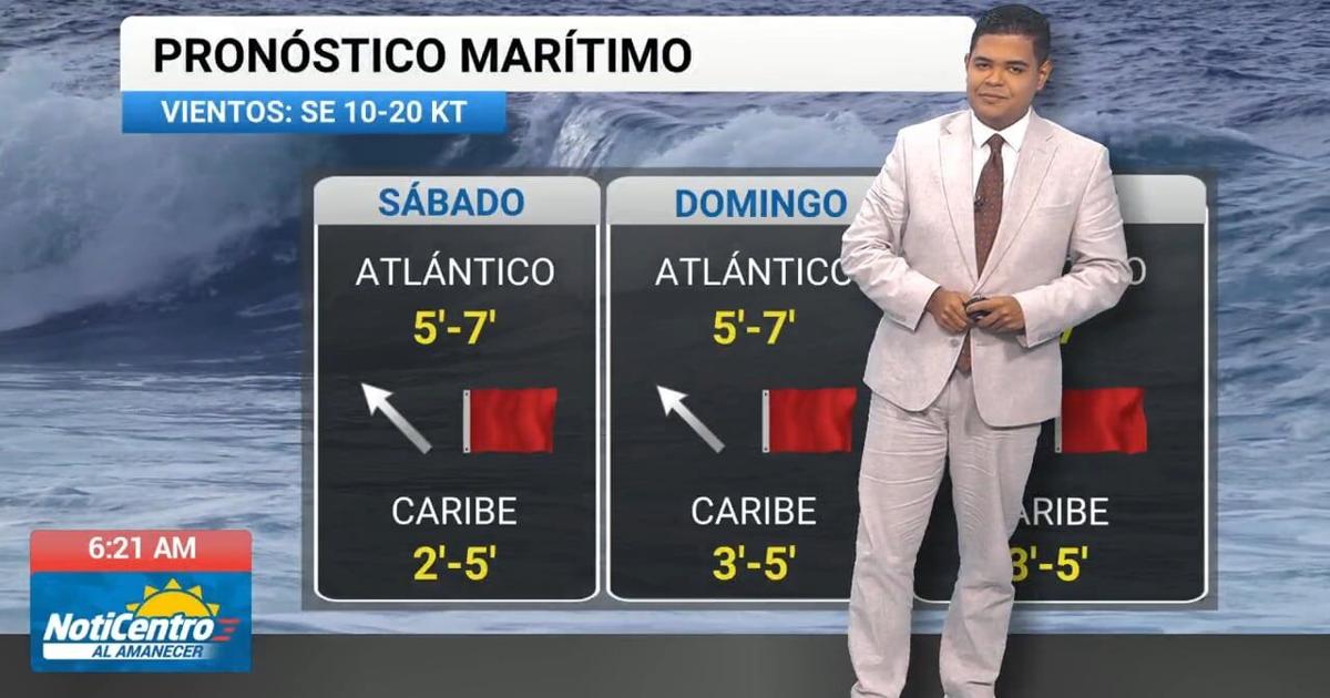 NWS advierte sobre oleaje alto y corrientes peligrosas en costas de Puerto Rico
