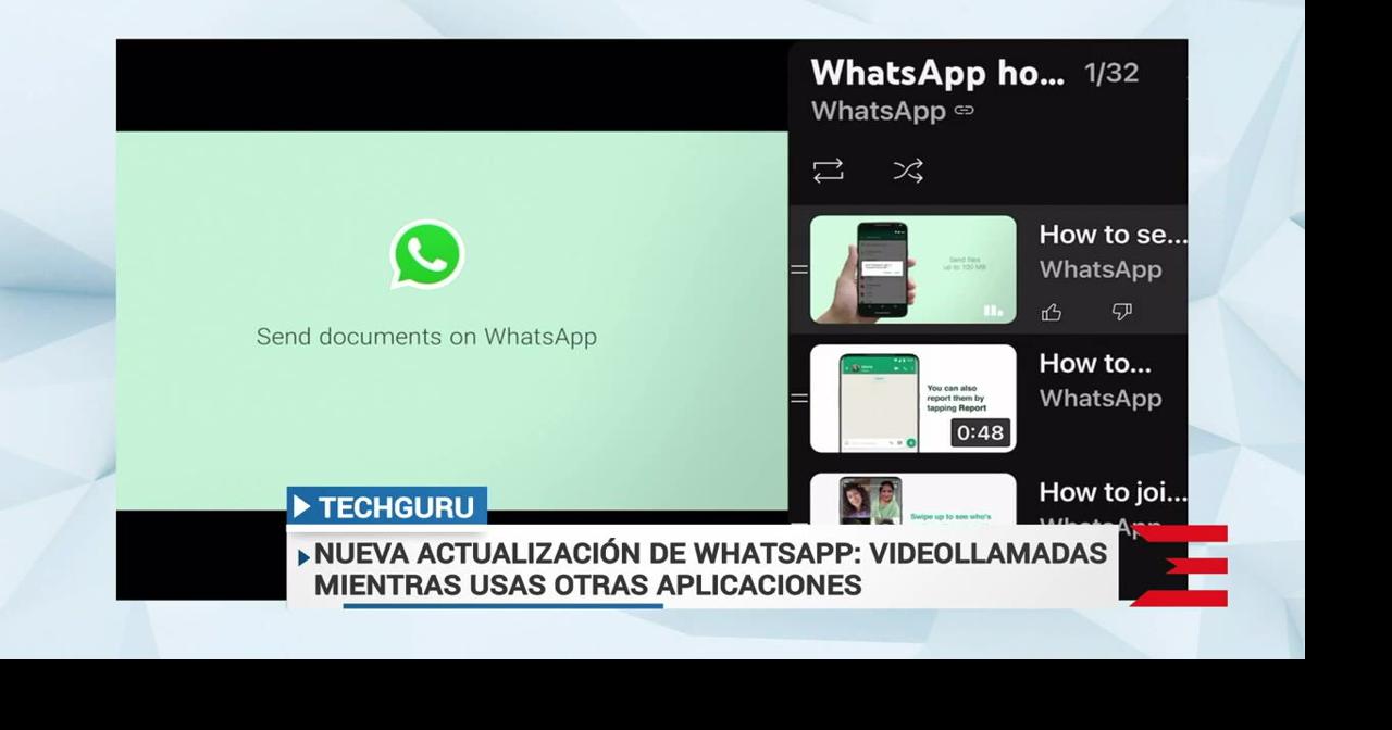 Tech Guru Nueva actualización de WhatsApp Tecnología wapa.tv