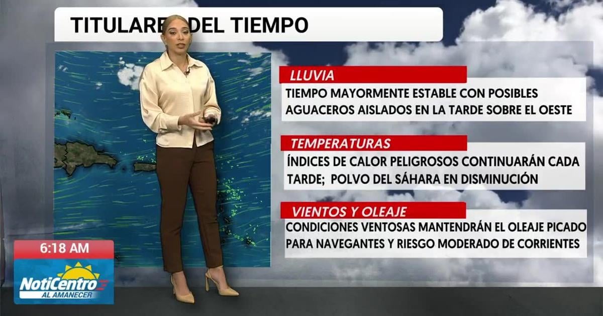 NWS activa advertencia de calor para zonas urbanas y costeras de Puerto Rico