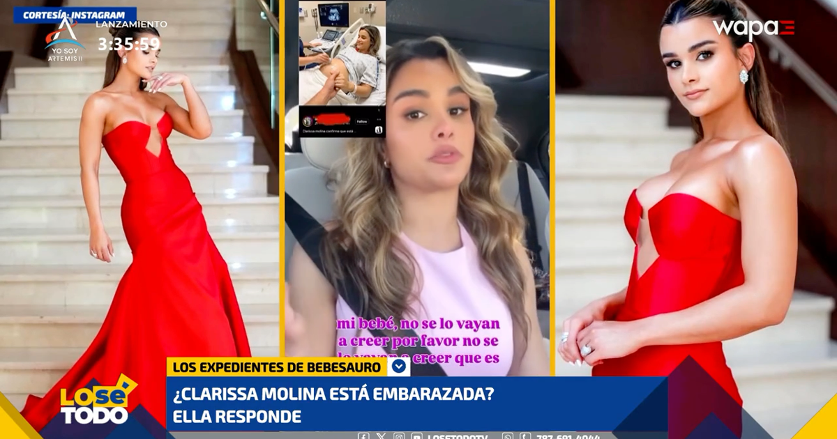 El Expediente del Bebesauro: Clarissa Molina aclara rumores de embarazo