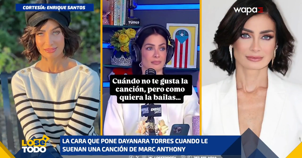Dayanara Torres se indigna al escuchar canción de Marc Anthony