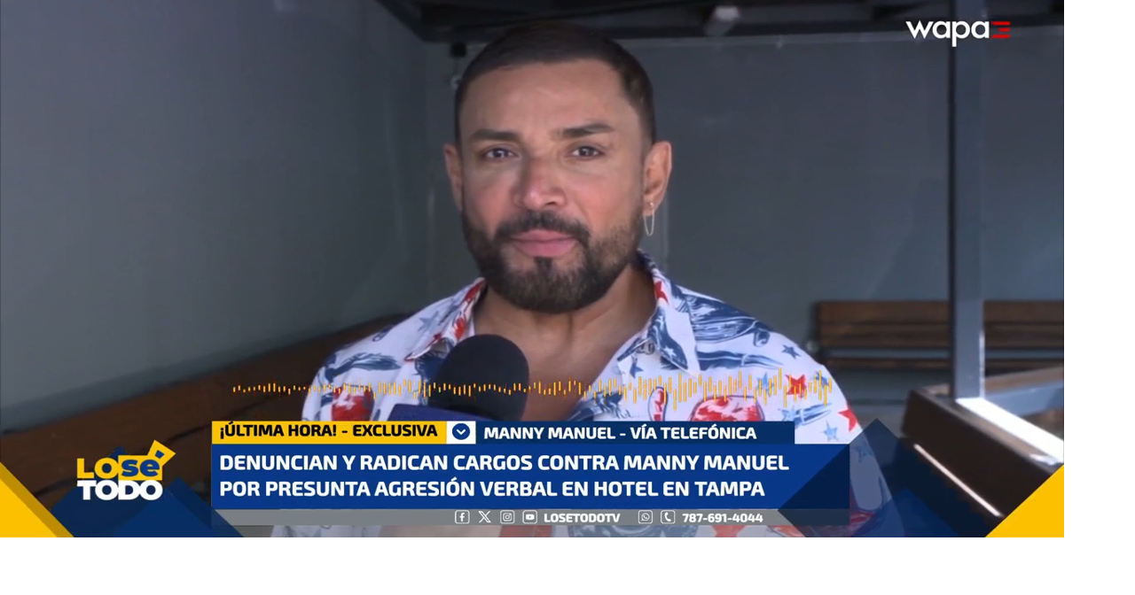 Radican cargos contra Manny Manuel tras presunta discusión en Tampa