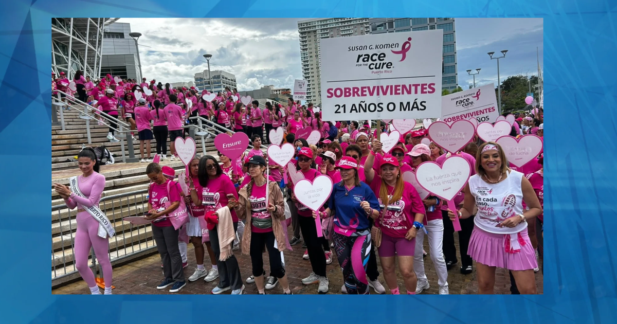 Race for the Cure: Puerto Rico se une en apoyo a sobrevivientes de cáncer de seno