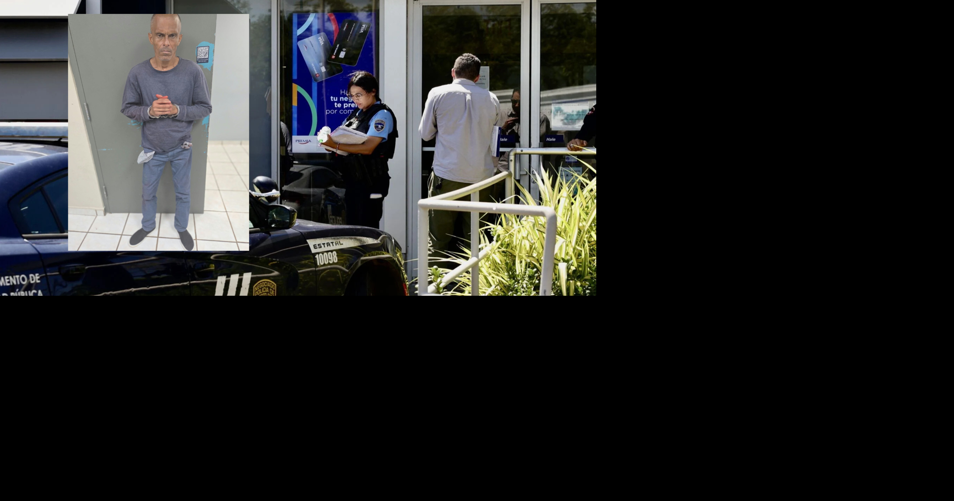 Arrestan a hombre que robó con nota en Banco Popular de Guaynabo; tintes explotaron