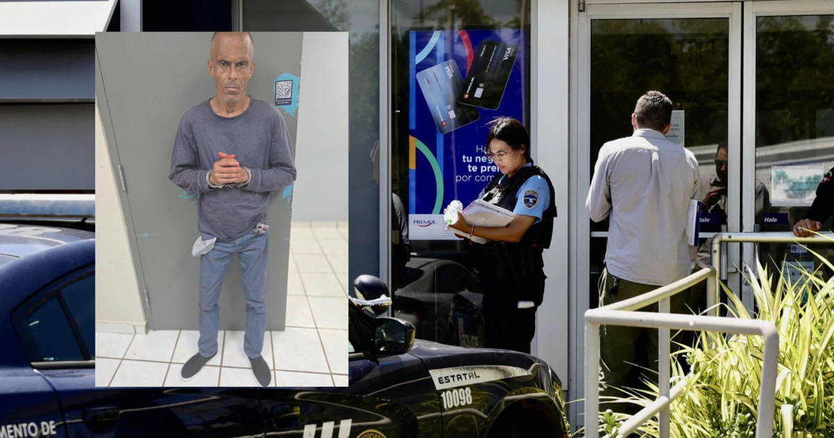Arrestan a hombre que robó con nota en Banco Popular de Guaynabo; tintes explotaron