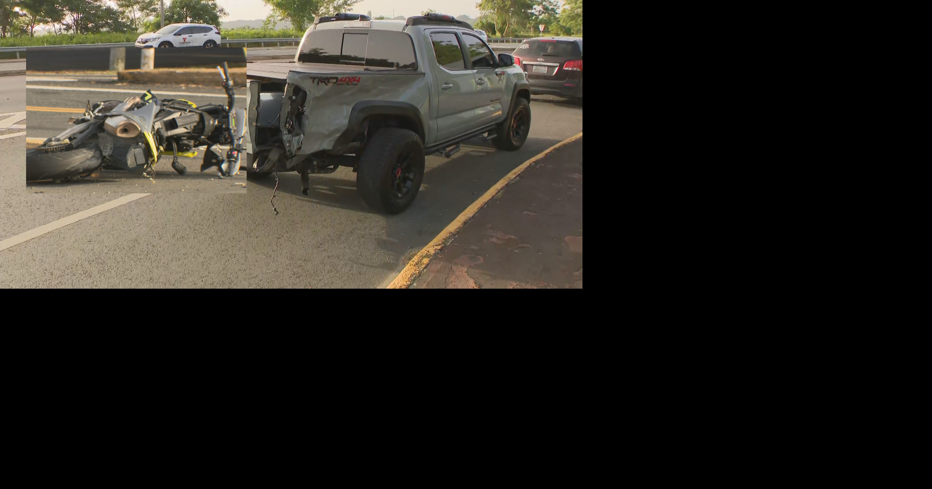Motociclista muere tras accidente con guagua en carretera PR-165 en Toa Baja