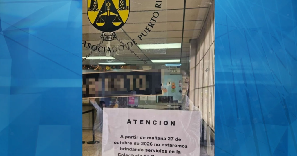 Colecturía de Hacienda en Barranquitas cierra temporalmente a partir del 27 de octubre