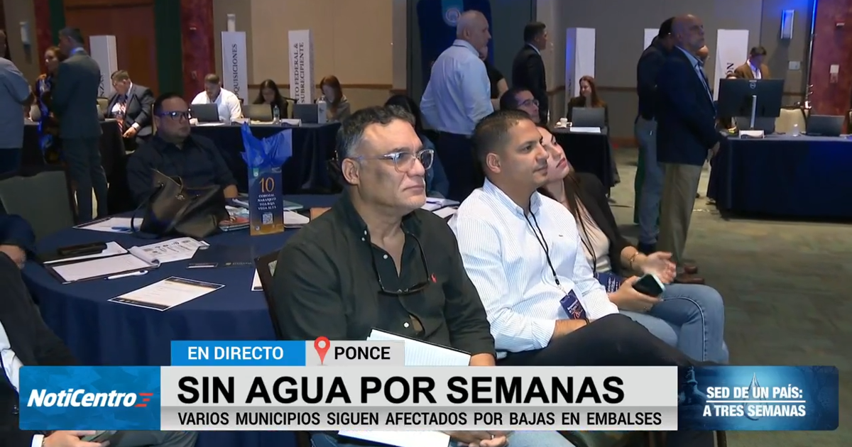 Alcaldes se reúnen en Ponce para discutir fondos de Vivienda en medio de crisis de agua
