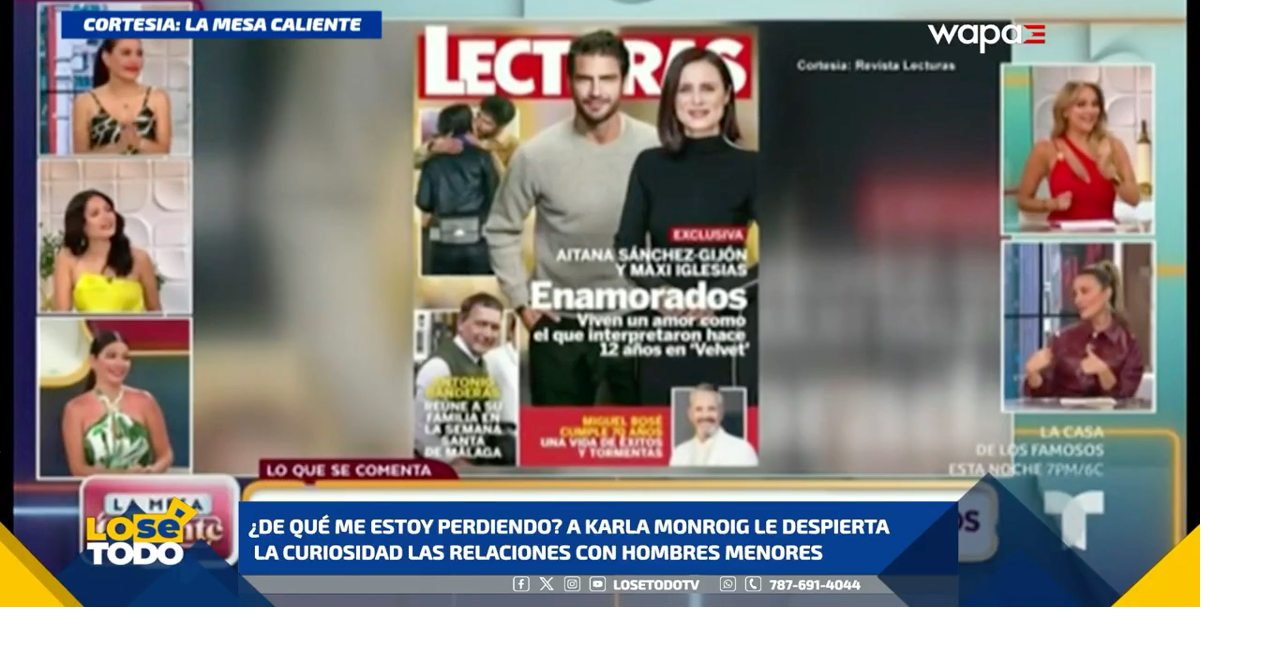 Karla Monroig despierta conversación sobre relaciones con hombres menores