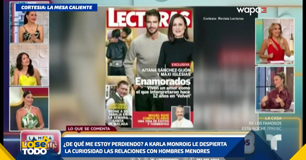 Karla Monroig despierta conversación sobre relaciones con hombres menores