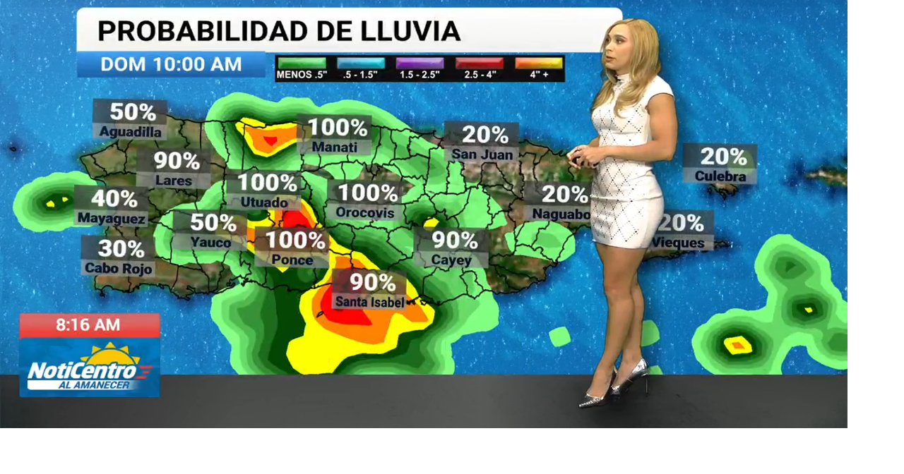 Onda tropical aumenta probabilidad de aguaceros y tormentas eléctricas en Puerto Rico
