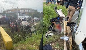 Imagen del artículo de WAPA: Camión y carro chocan en carretera número 2 en Aguadilla