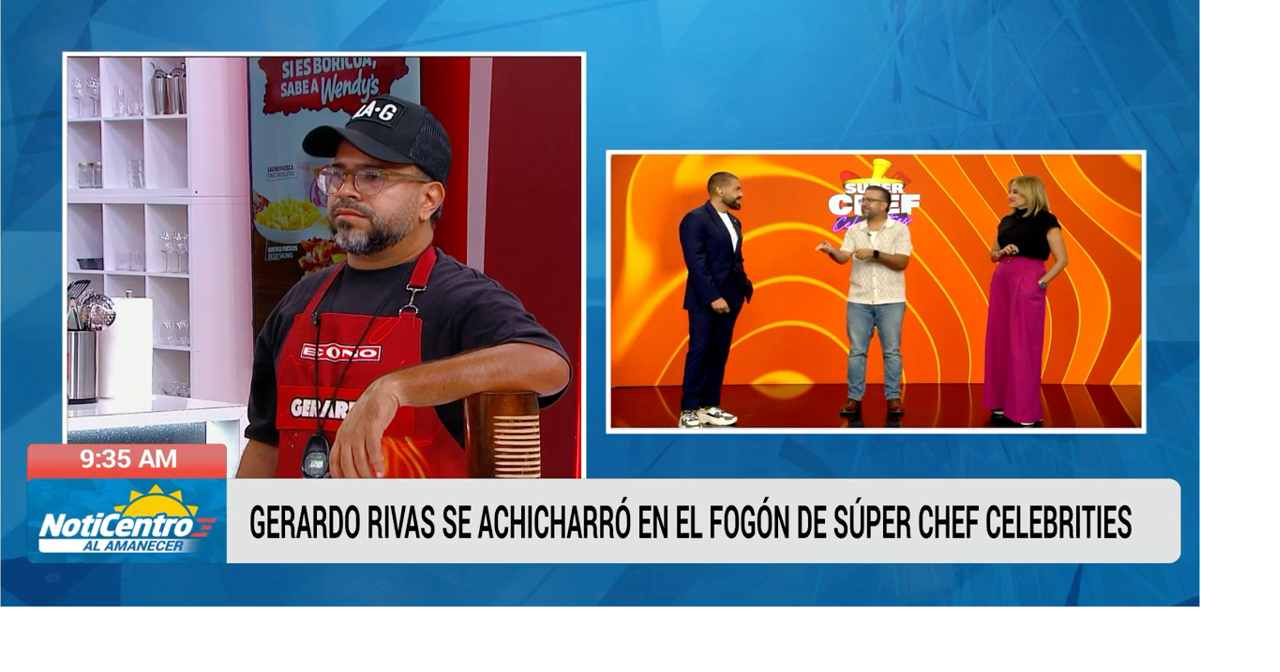 Gerardo Rivas se reinventa en la cocina gracias a Super Chef Celebrities