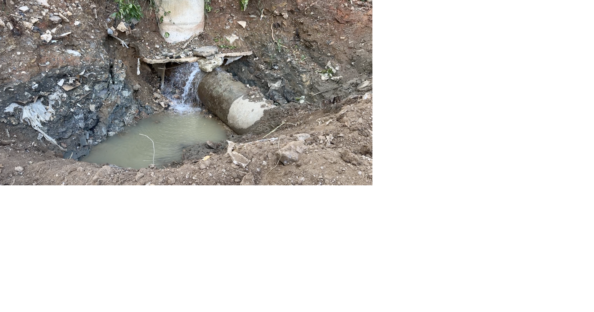 AAA: rotura en tubería de 48 pulgadas deja ~40,000 abonados sin agua en Guaynabo, Caguas y municipios