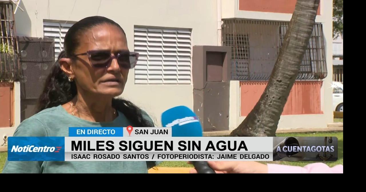 Molestos residentes de residencial Llorens por constante falta de agua potable