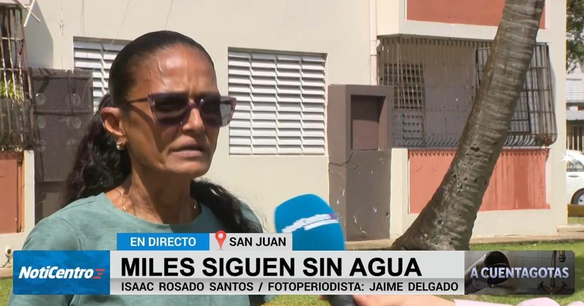 Molestos residentes de residencial Llorens por constante falta de agua potable