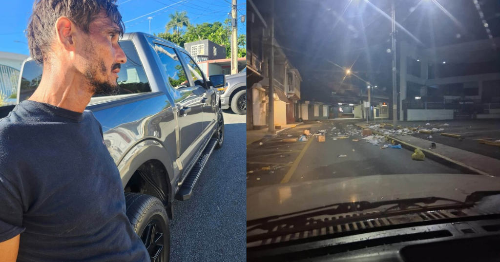 Arrestan a sujeto por actos de vandalismo y esparcir basura en Cidra