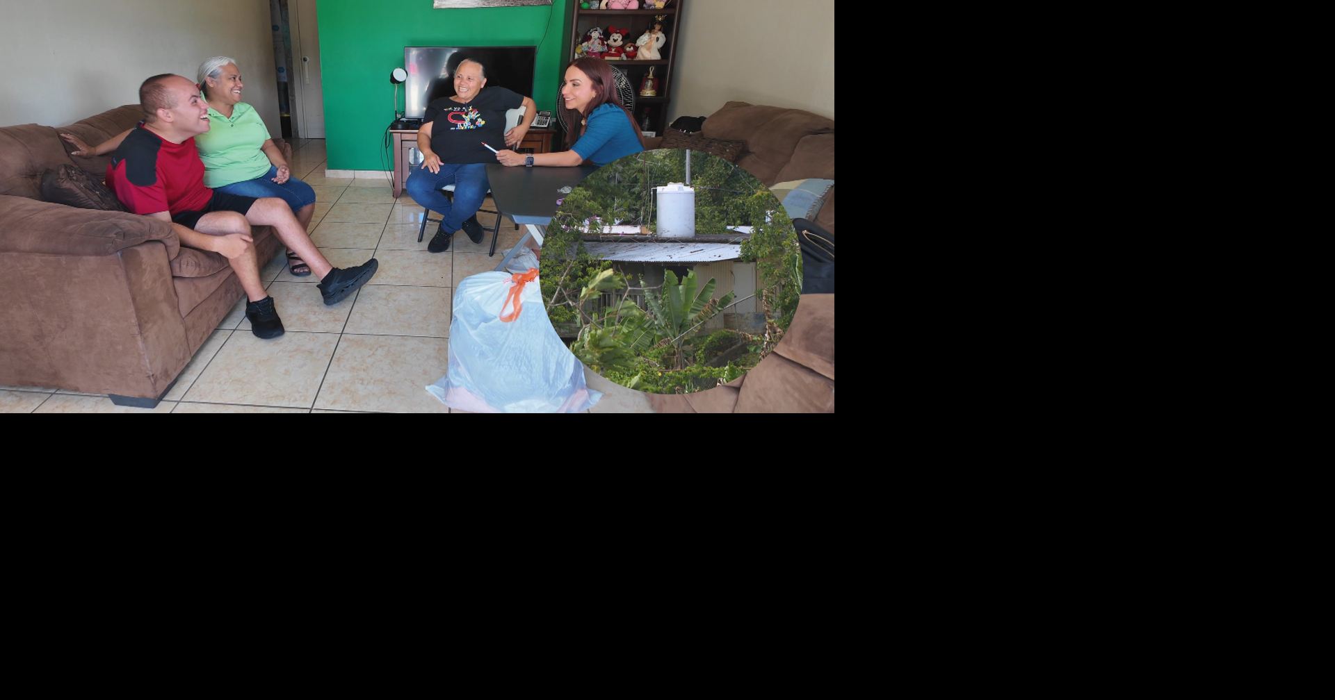 Familia con cuatro miembros con diversidad funcional denuncia falta de agua en Bayamón