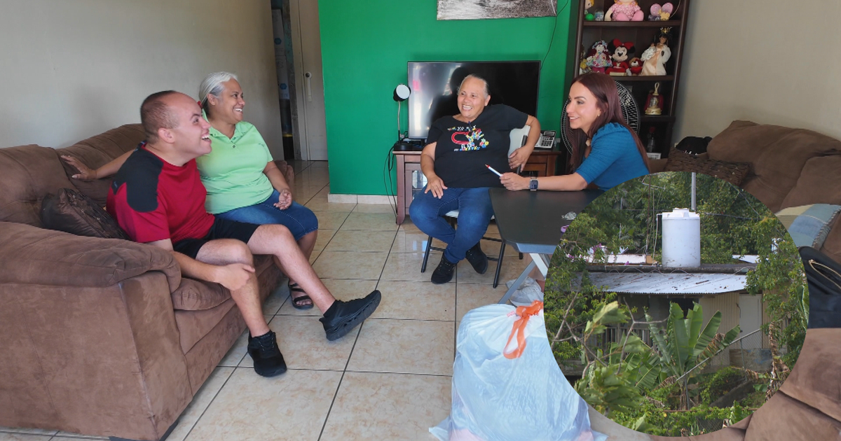 Familia con cuatro miembros con diversidad funcional denuncia falta de agua en Bayamón