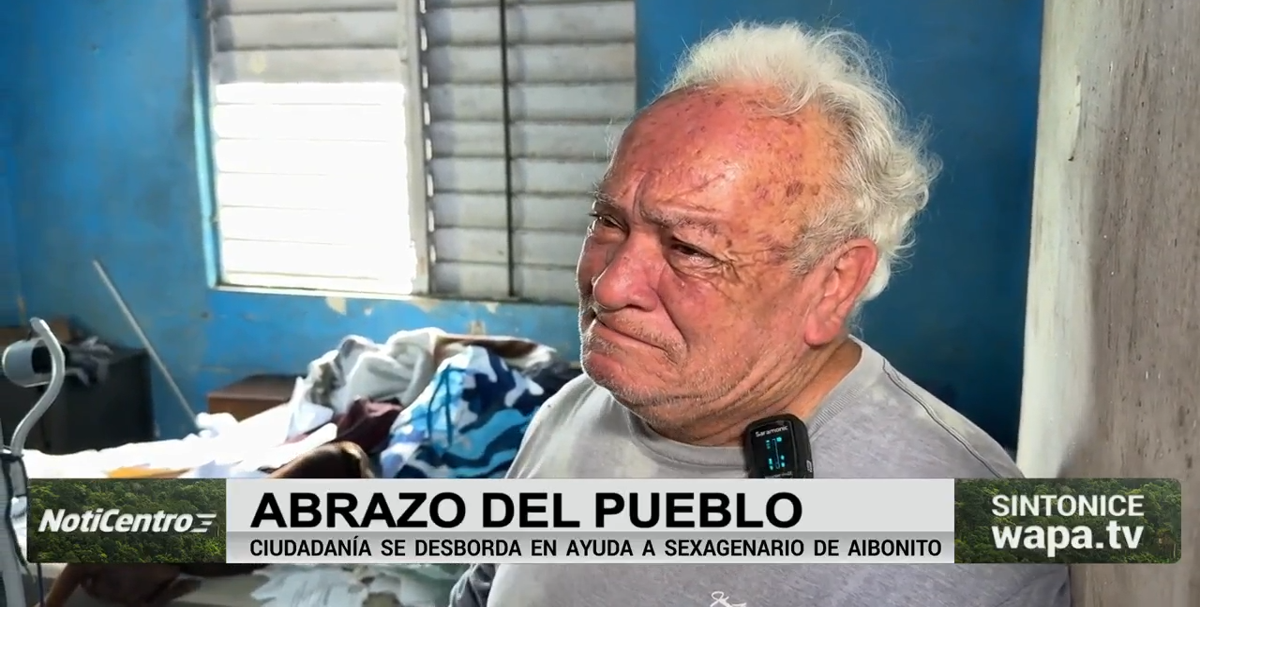 “Me siento feliz”: comunidad se une para ayudar a sexagenario en Aibonito