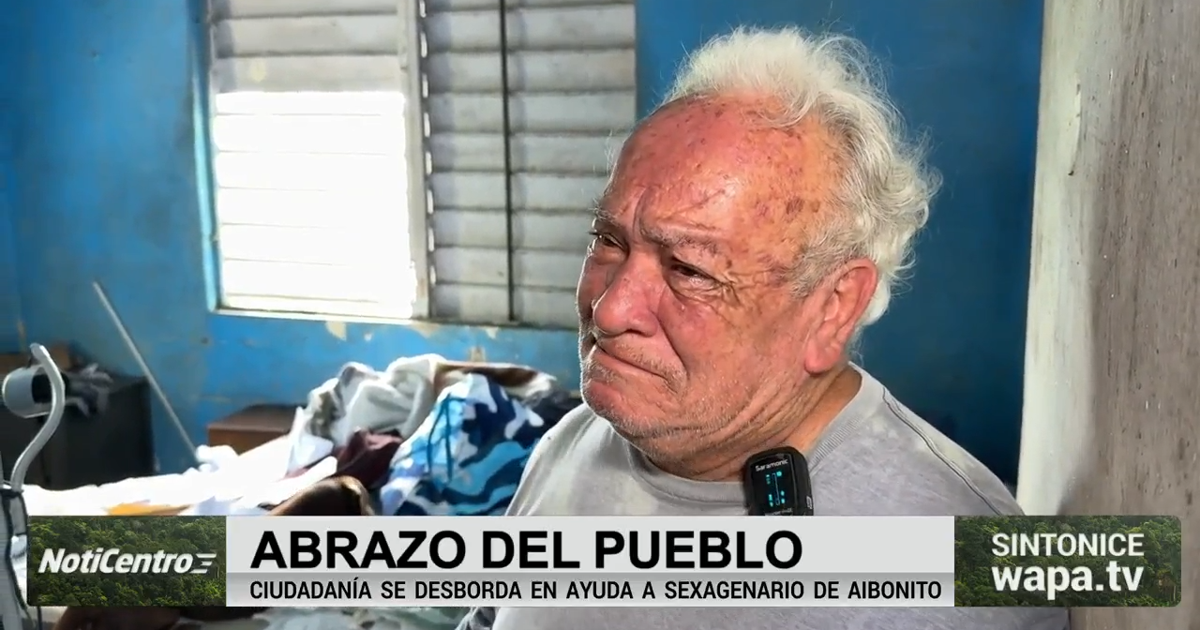 “Me siento feliz”: comunidad se une para ayudar a sexagenario en Aibonito