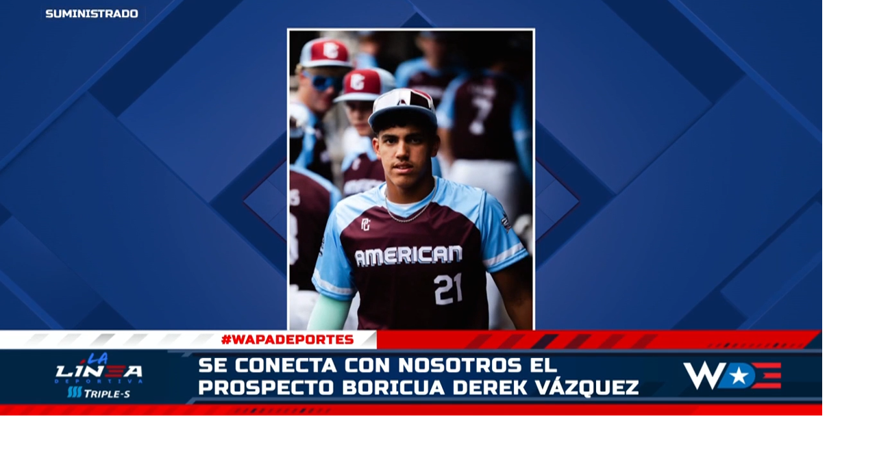 Prospecto Derek Vázquez se consolida como promesa del béisbol puertorriqueño