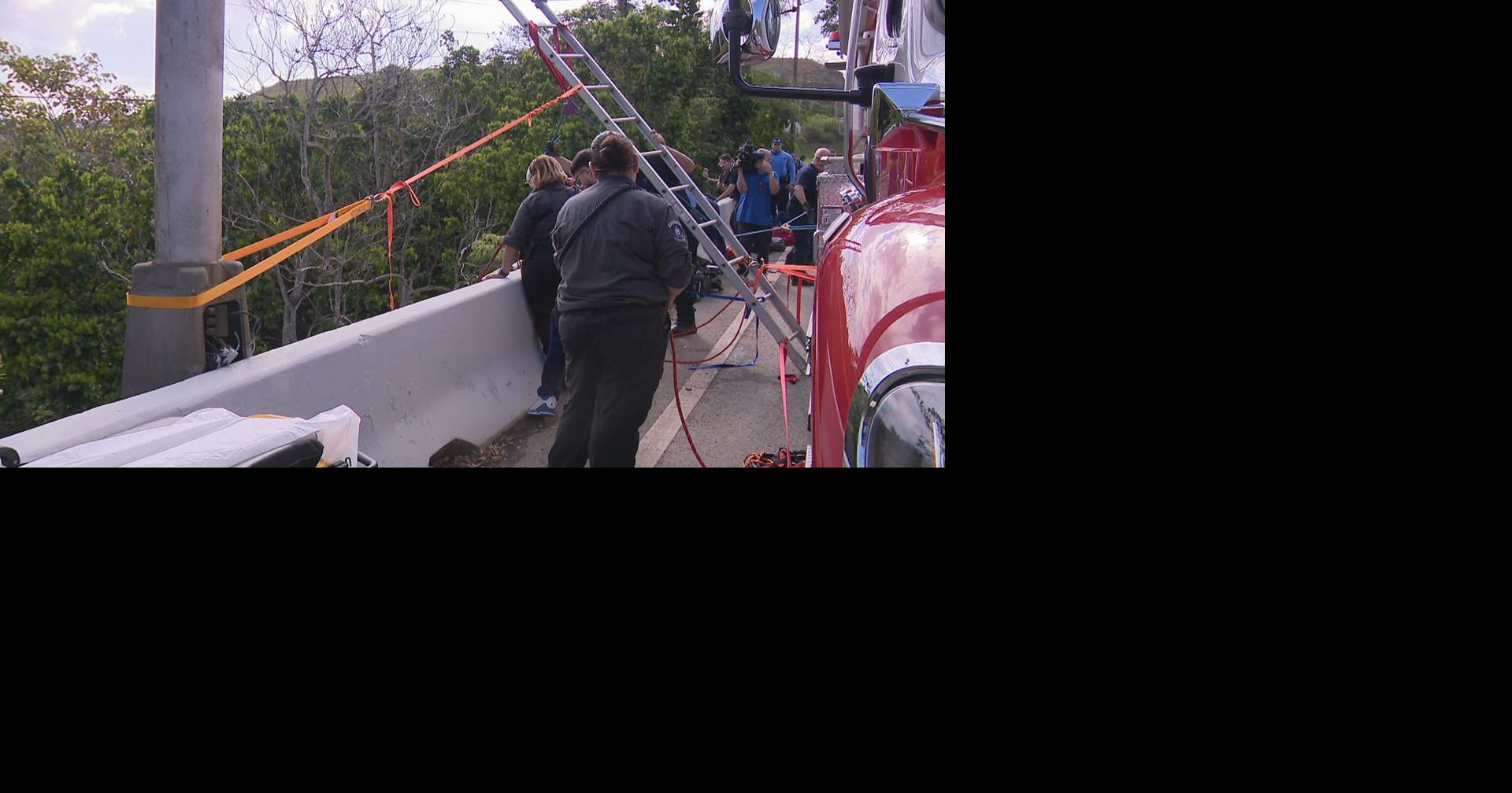 Imagen del artículo de WAPA: Guardia de seguridad sobrevive tras chocar contra muro y caer más de 80 pies en San Juan
