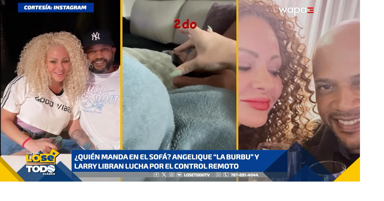 ¿Quién manda en el sofá? Angelique “La Burbu” y Larry luchan por el ...