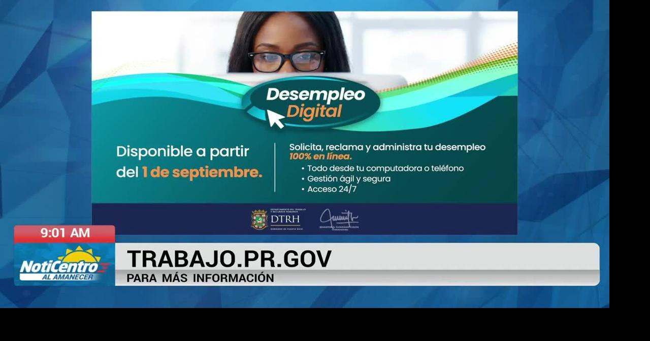 DTRH lanza "Desempleo Digital", plataforma para gestionar casos sin ir a las oficinas