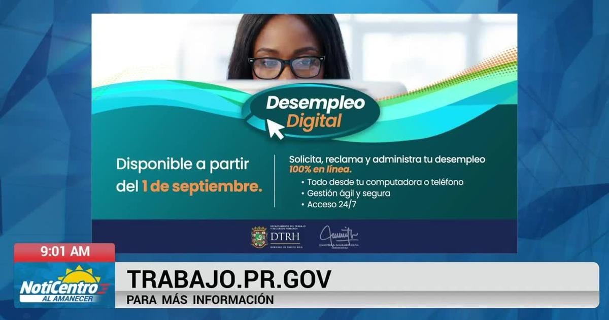 DTRH lanza "Desempleo Digital", plataforma para gestionar casos sin ir a las oficinas