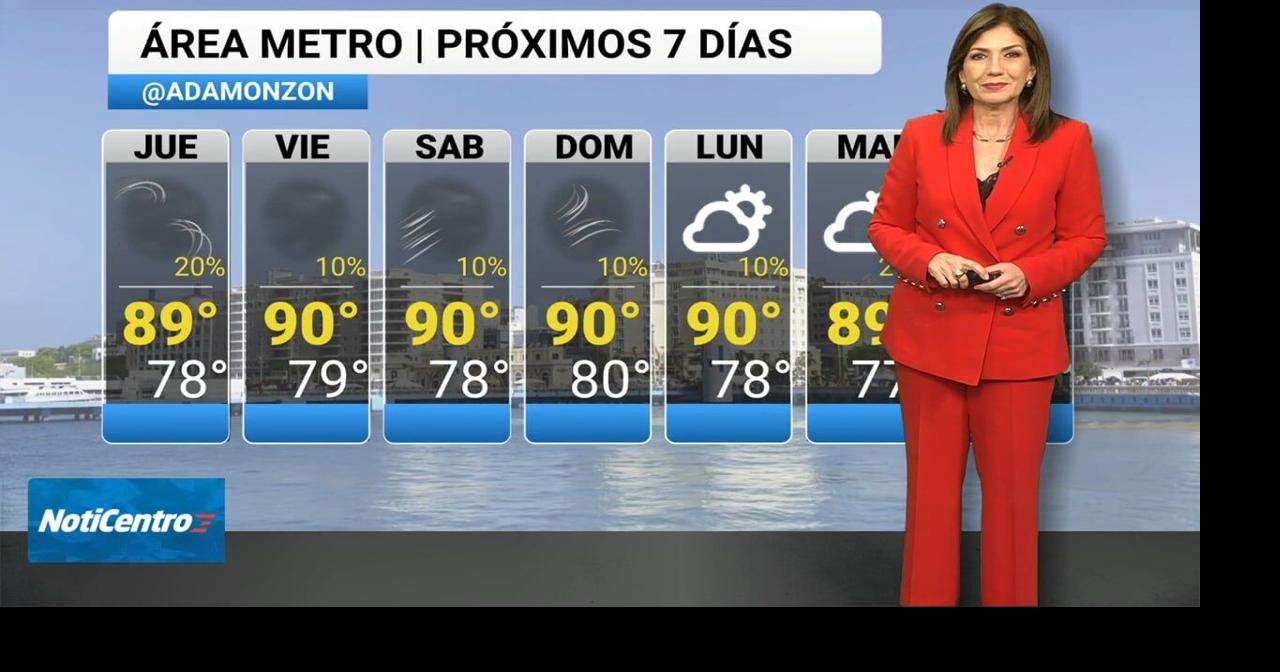 Ondas tropicales traerían lluvia a Puerto Rico la próxima semana