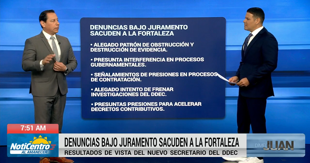 Dalmau califica de "escandalosas" acusaciones contra Domenech; Senado remite documentos al FBI