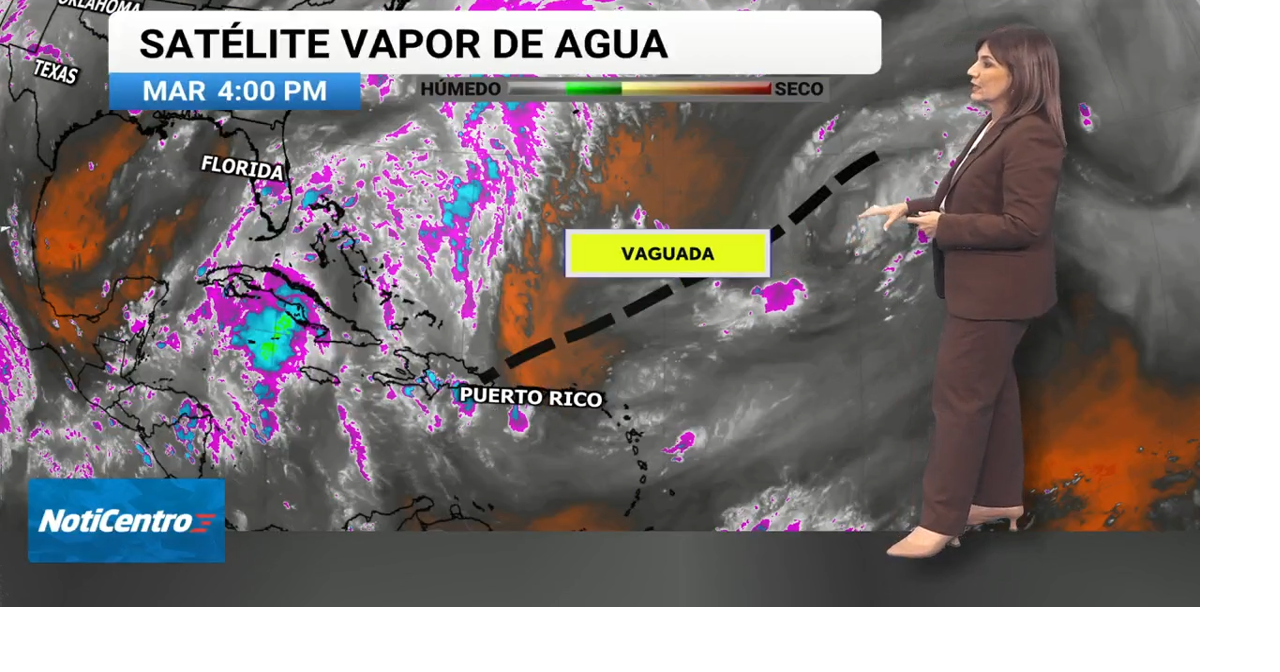 Vaguada provoca aguaceros y tormentas eléctricas en el interior, oeste y noroeste de PR