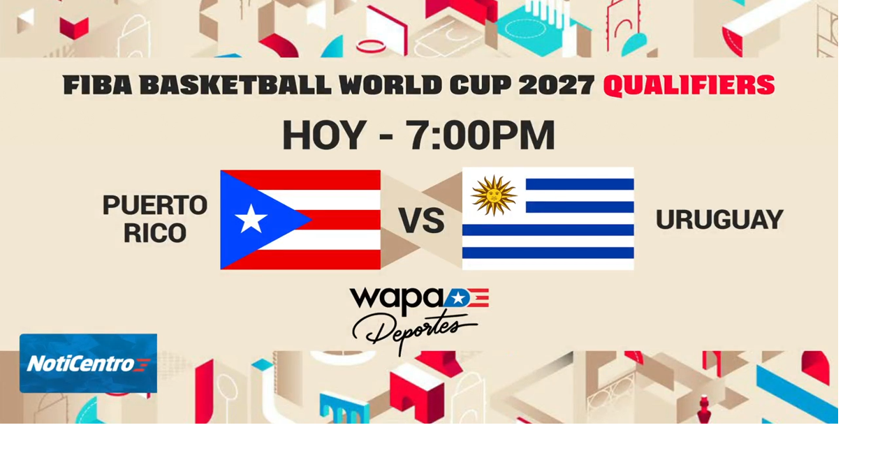 Puerto Rico se enfrentará a Uruguay en clasificatorio a Mundial FIBA