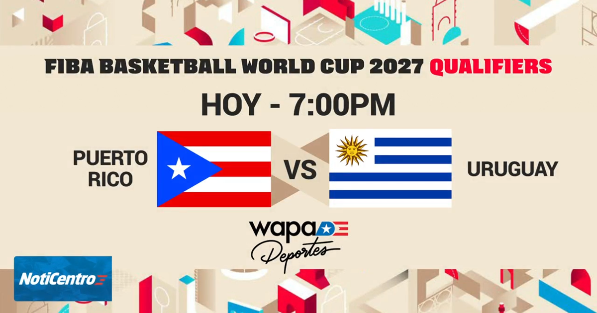 Puerto Rico se enfrentará a Uruguay en clasificatorio a Mundial FIBA